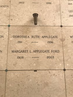 Margaret Louise <I>Applegate</I> Ford 