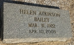 Mary Helen “Mimi” <I>Atkinson</I> Bailey 