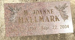 M. Joanne <I>Warner</I> Hallmark 