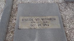 Maude <I>McGauley</I> Withrow 