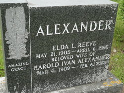 Elda L. <I>Reeve</I> Alexander 