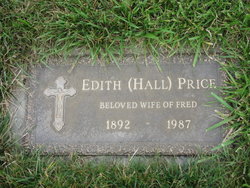 Edith <I>Hall</I> Price 