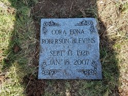 Cora Edna <I>Roberson</I> Blevins 