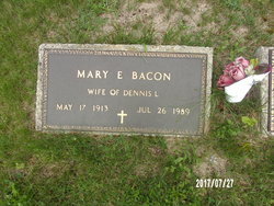 Mary Ellen <I>Johnson</I> Bacon 
