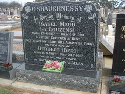 Isabel Maud <I>Couzens</I> O'Shaughnessy 
