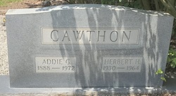 Addie <I>Gordon</I> Cawthon 