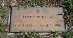 Annie <I>Webb</I> Drew 