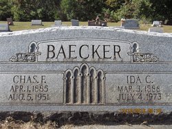 Ida C <I>Deppe</I> Baecker 