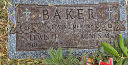 Agnes M <I>Lavelle</I> Baker 