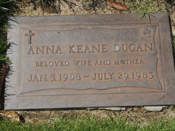 Anna <I>Keane</I> Dugan 