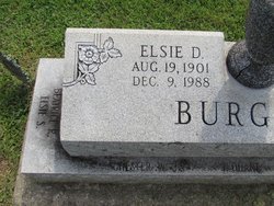 Elsie D <I>Sims</I> Burgess 