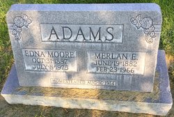 Edna Fern <I>Moore</I> Adams 