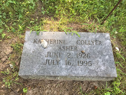 Katherine Mary <I>Collyer</I> Asher 