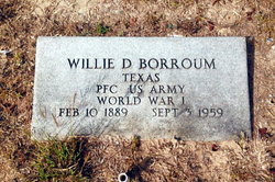 William D “Willie” Borroum 