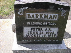 Peter J R Barkman 