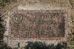Elizabeth C. “Lizzie” <I>Moore</I> Sanders 
