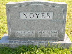 Mertie <I>Stowe</I> Noyes 