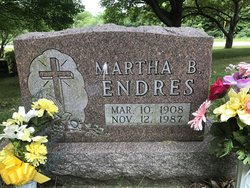 Martha B <I>Gilles</I> Endres 