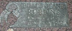 Billie Jean Robbins 