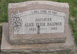 Alice <I>Teter</I> Baldwin 