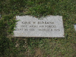 Sgt Orie W. Burbank 