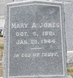 Mary A. <I>McCarty</I> Jones 
