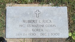 Private First Class Rubert Lee Rick 