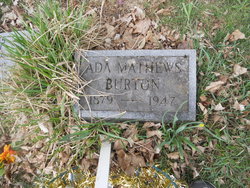 Ada <I>Mathews</I> Burton 