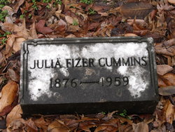 Julia <I>Fizer</I> Cummins 