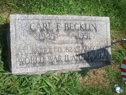 Carl F Becklin 
