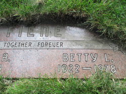 Betty L <I>Bryant</I> Fiene 