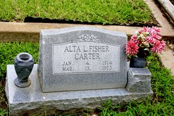 Alta Lucille <I>Fisher</I> Carter 