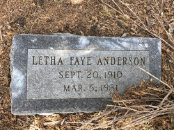 Letha Faye Anderson 
