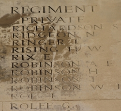 Private Nelson Ridgeon 