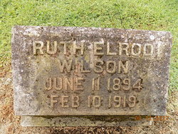 Ruth Esther <I>Elrod</I> Wilson 