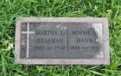 Minnie V <I>Huseman</I> Hann 