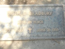 Ruth <I>Fields</I> Bradbury 