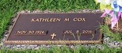 Kathleen “Kay” <I>Martin</I> Cox 