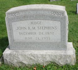 Judge John B M Stephens 