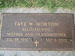 Faye <I>Whitehead</I> Morton 