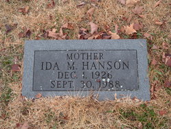 Ida Margaret <I>Johnson</I> Hanson 