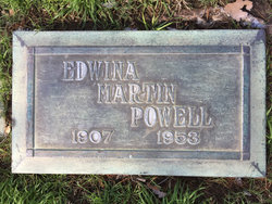 Edwina E. <I>Martin</I> Powell 