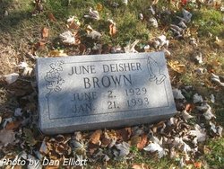 June <I>Deisher</I> Brown 