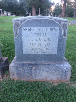 Arabella James <I>Thorn</I> Cowne 