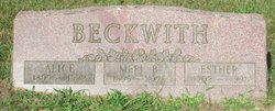 Alice Elizabeth <I>Crippin</I> Beckwith 