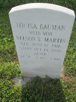 Louisa Bearinger <I>Bauman</I> Martin 