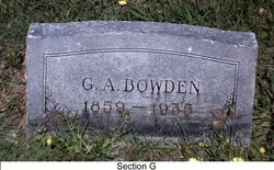 George Allen Bowden 