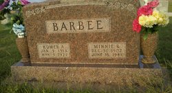 Minnie R. Barbee 