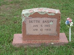 Dettie <I>Brown</I> Bailey 