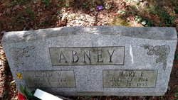 Mary Elizabeth <I>Agnew</I> Abney 